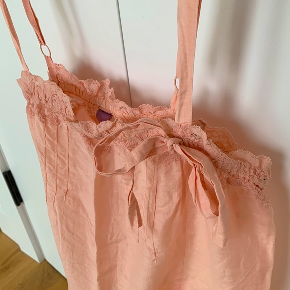 🦄 Sophie & Me coral top with lace trim - Picture 5 of 10